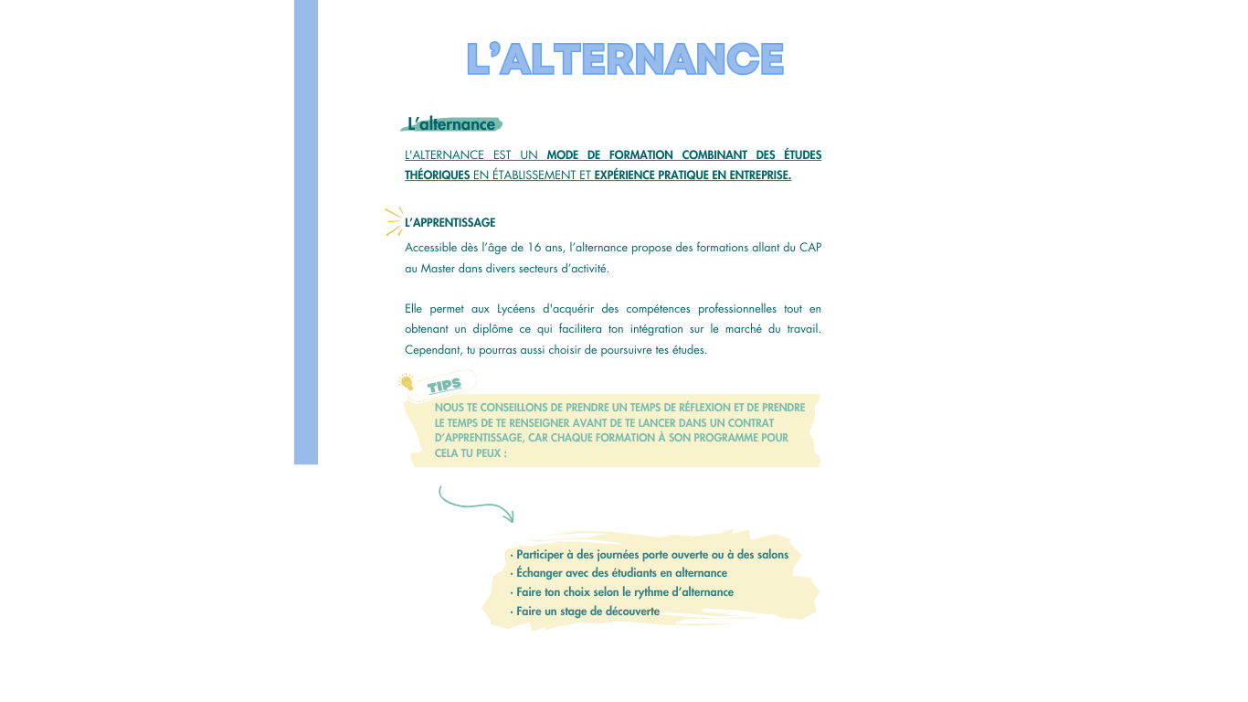 L'alternance c'est quoi ?